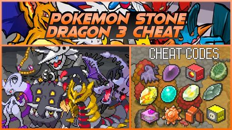 cheats pokémon stone dragon 3